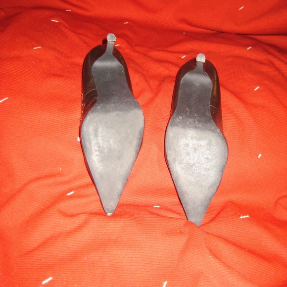 Rampage Brown Heels, pointed toe, studs 6.5M - Picture 6 of 6